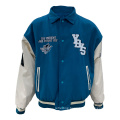 Custom Embroidery Patch Wool Leather Sleeves Baseball Jacket